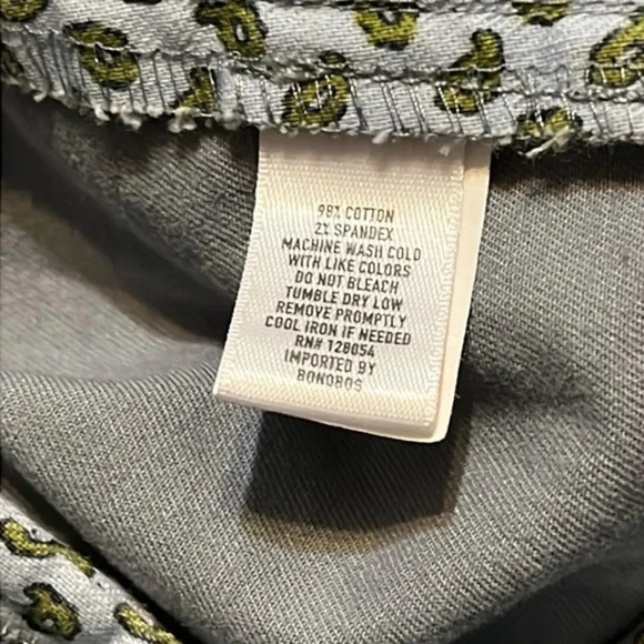 Bonobos | Men’s light gray khaki/chinos Slim Fit 35x32 stretch business casual - Picture 6 of 7